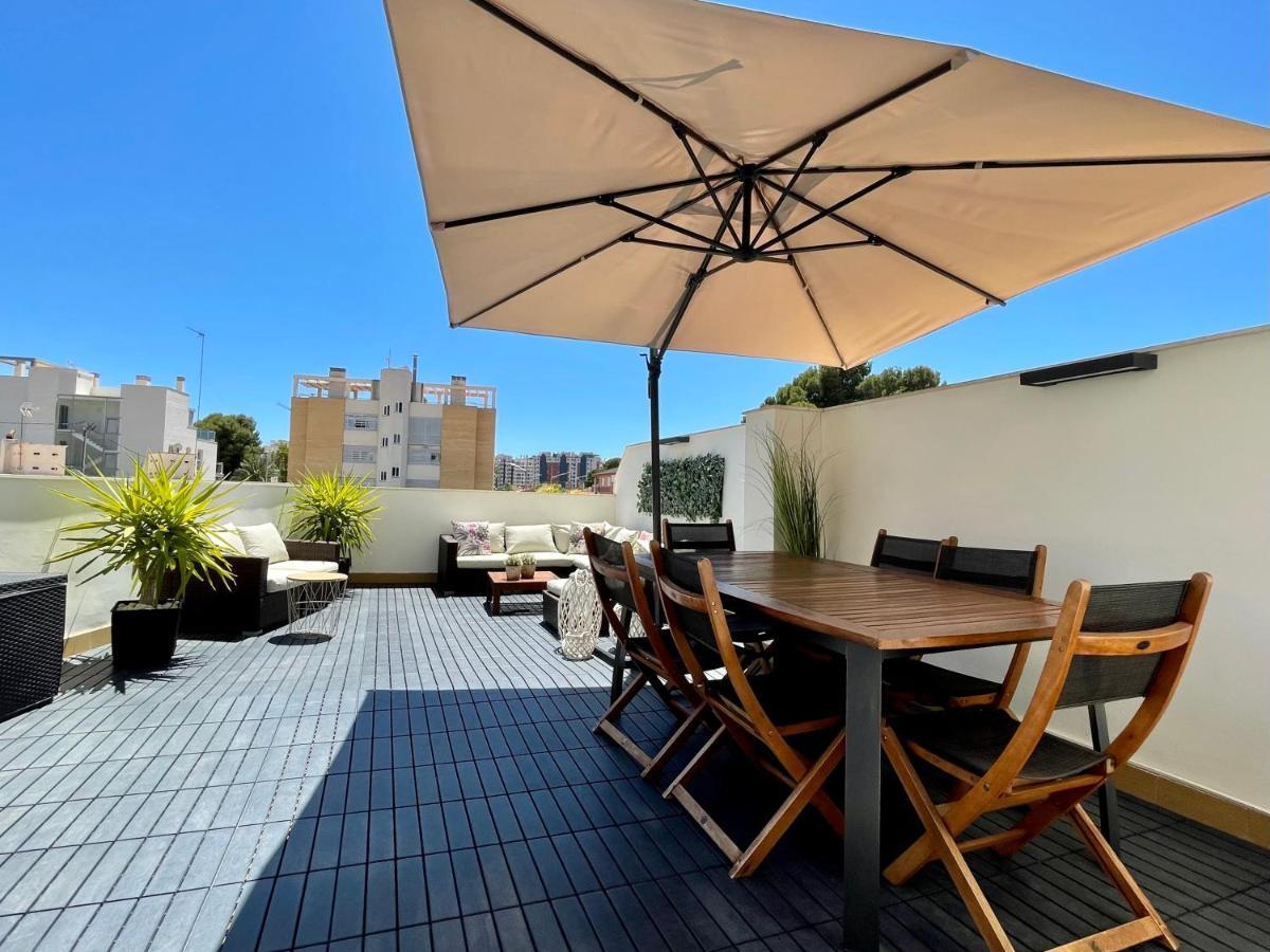 Gran Terraza Muchavista San Juan Alicante 엘 캄펠로 외부 사진